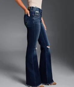Buckle Black Fit No. 53 Flare Stretch Jean Janwood Online