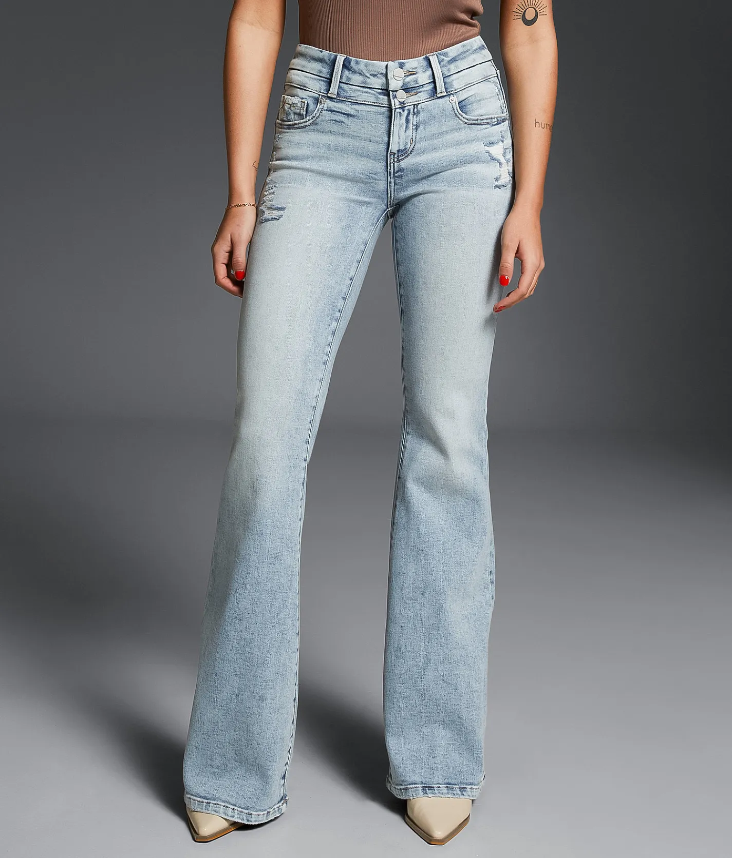 Jeans|Buckle Black Jeans | Buckle Black Fit No. 53 Flare Stretch Jean Knoll 6