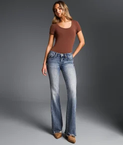 Buckle Black Fit No. 13 Flare Stretch Jean Capstan Clearance