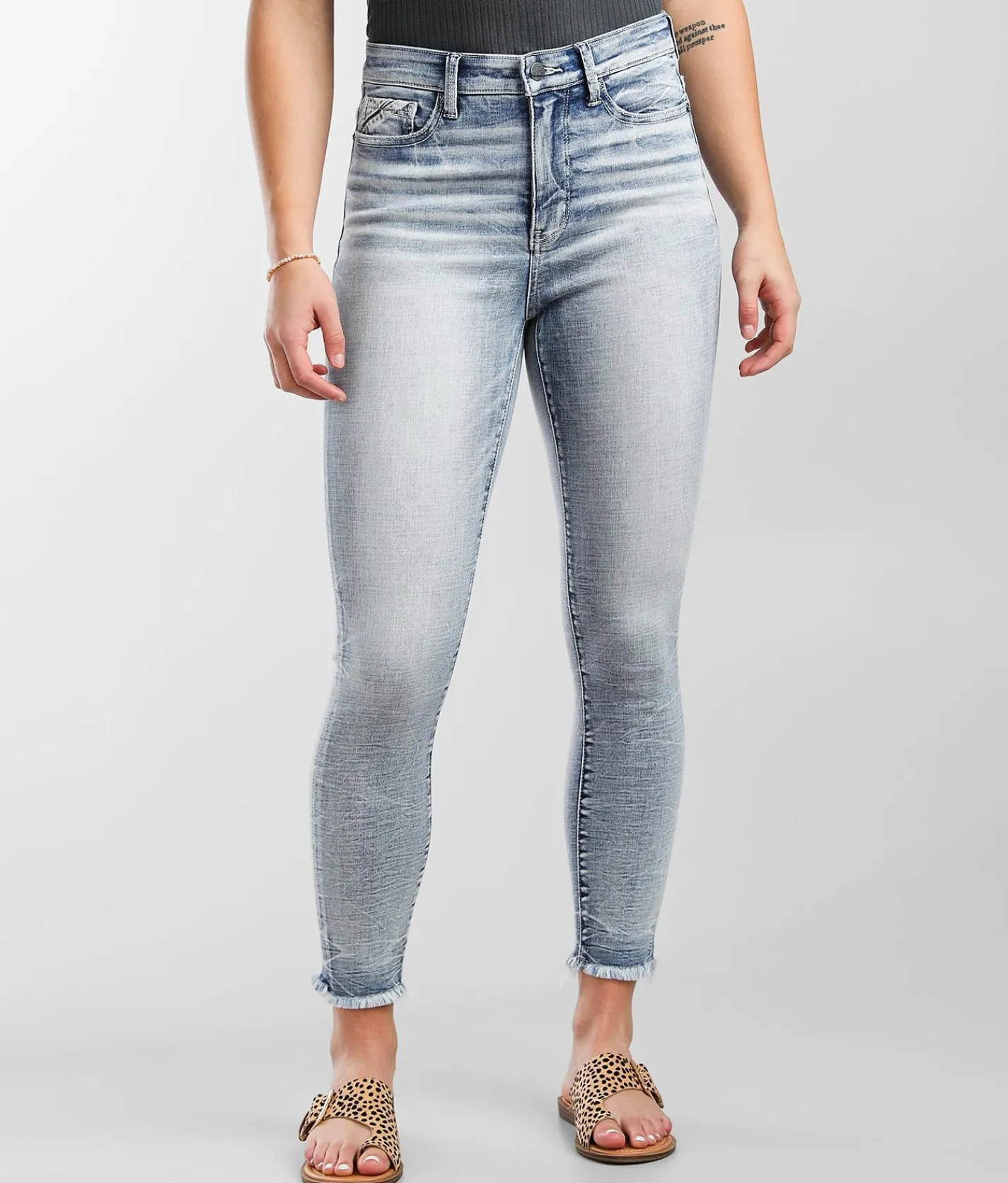 Buckle Black Fit No. 75 High Ankle Skinny Jean Eureka Springs Hot