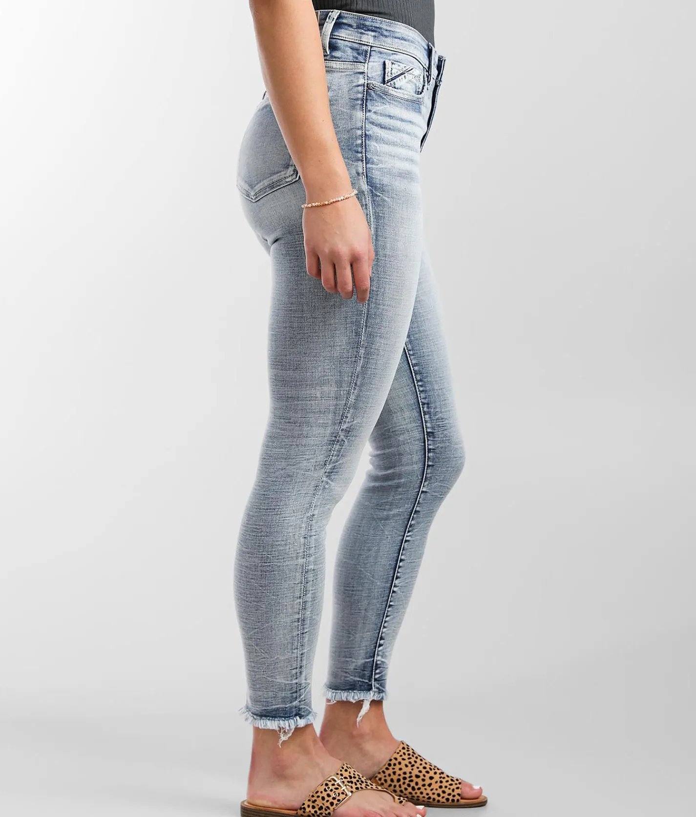 Buckle Black Fit No. 75 High Ankle Skinny Jean Eureka Springs Hot