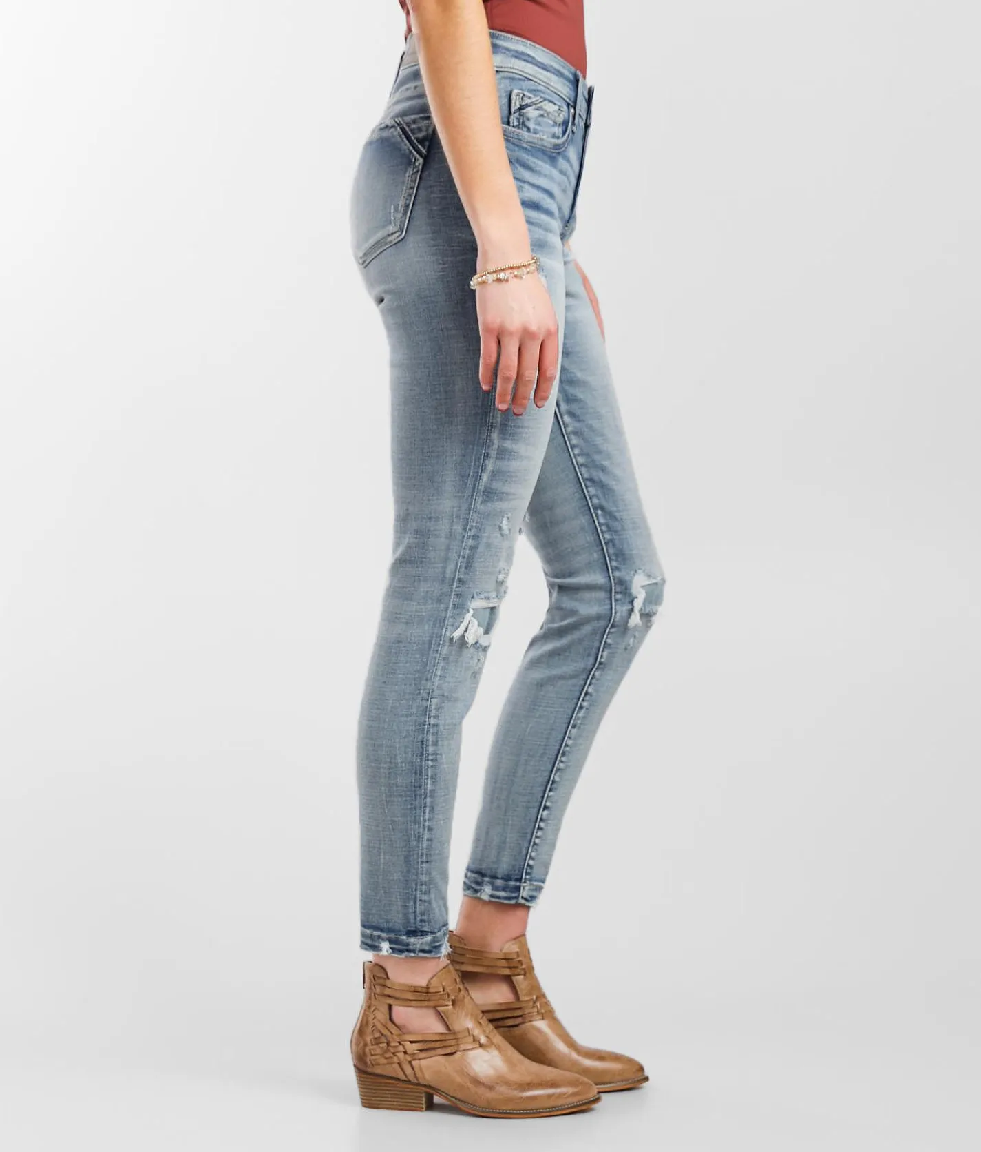Buckle Black Fit No. 53 Mid-Rise Ankle Skinny Jean Great Falls Discount
