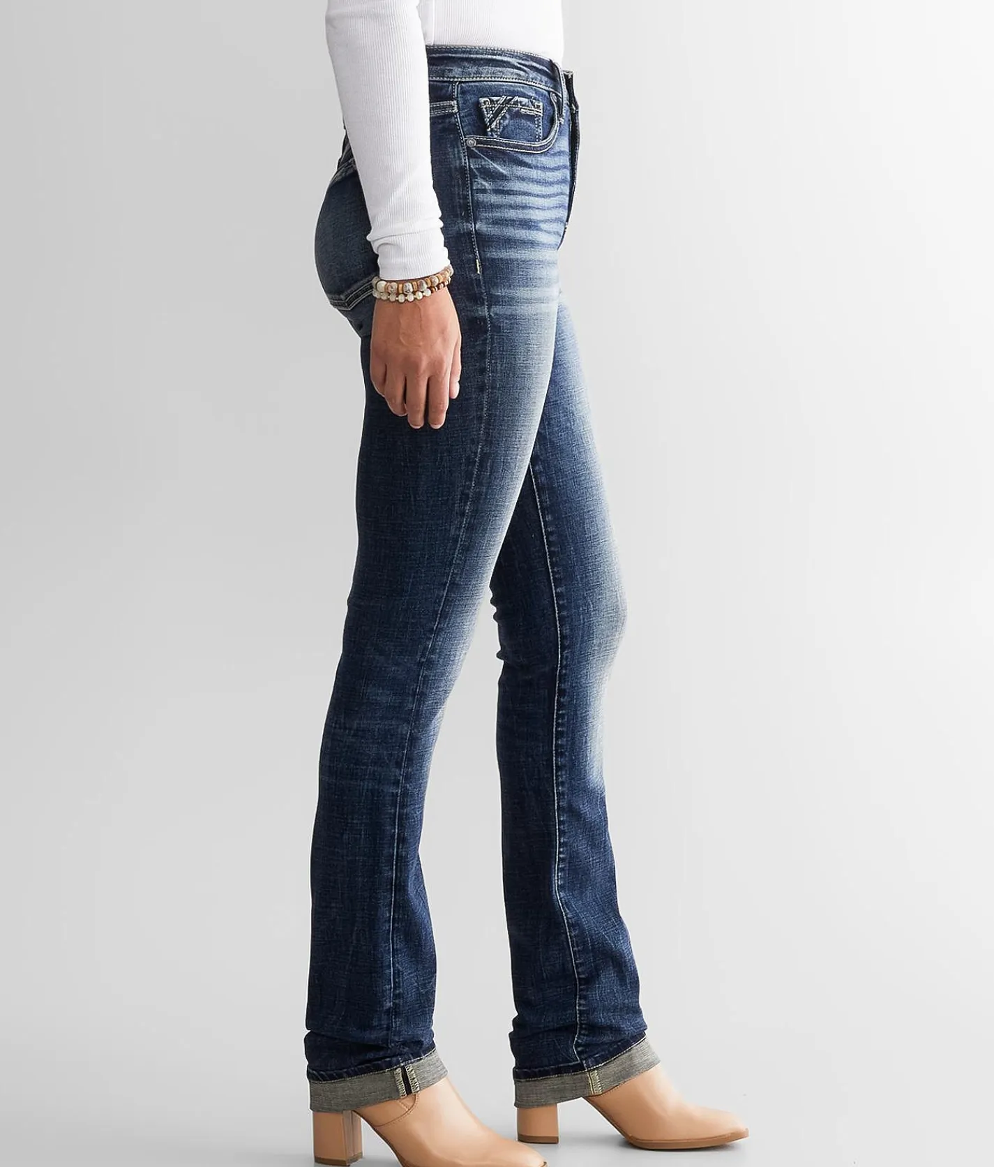 Buckle Black Fit No. 93 Mid-Rise Straight Cuffed Jean Seoul 2 Online