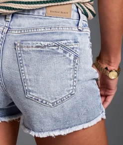 Bottoms|Shorts | Buckle Black Fit No. 53 Mid-Rise Stretch Short Ingleside 2