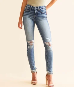 Buckle Black Fit No. 23 Skinny Stretch Cuffed Jean Tanzania 8