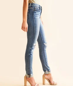 Buckle Black Fit No. 23 Skinny Stretch Cuffed Jean Tanzania 8