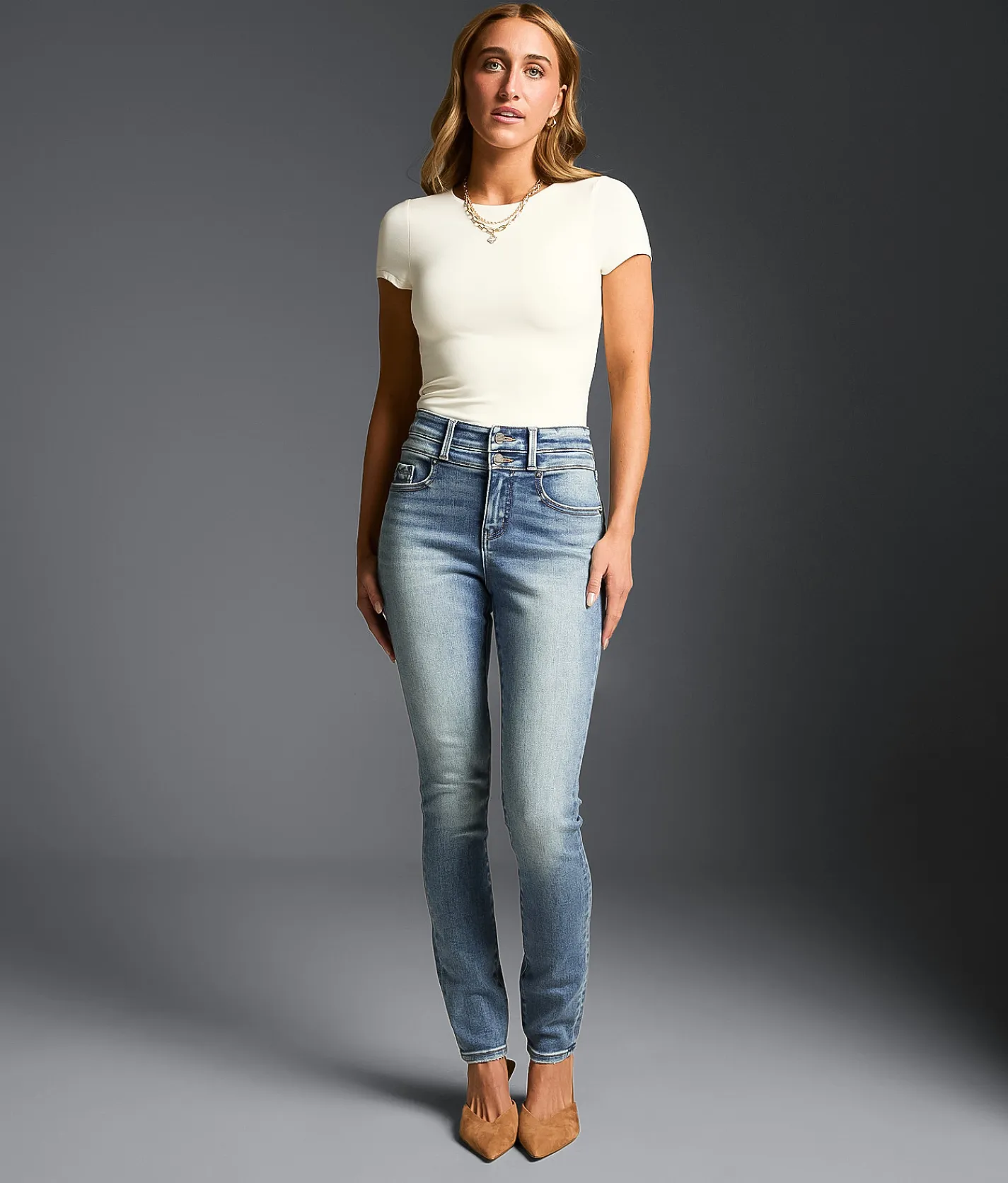 Buckle Black Fit No. 75 Skinny Stretch Jean Folkstone Hot