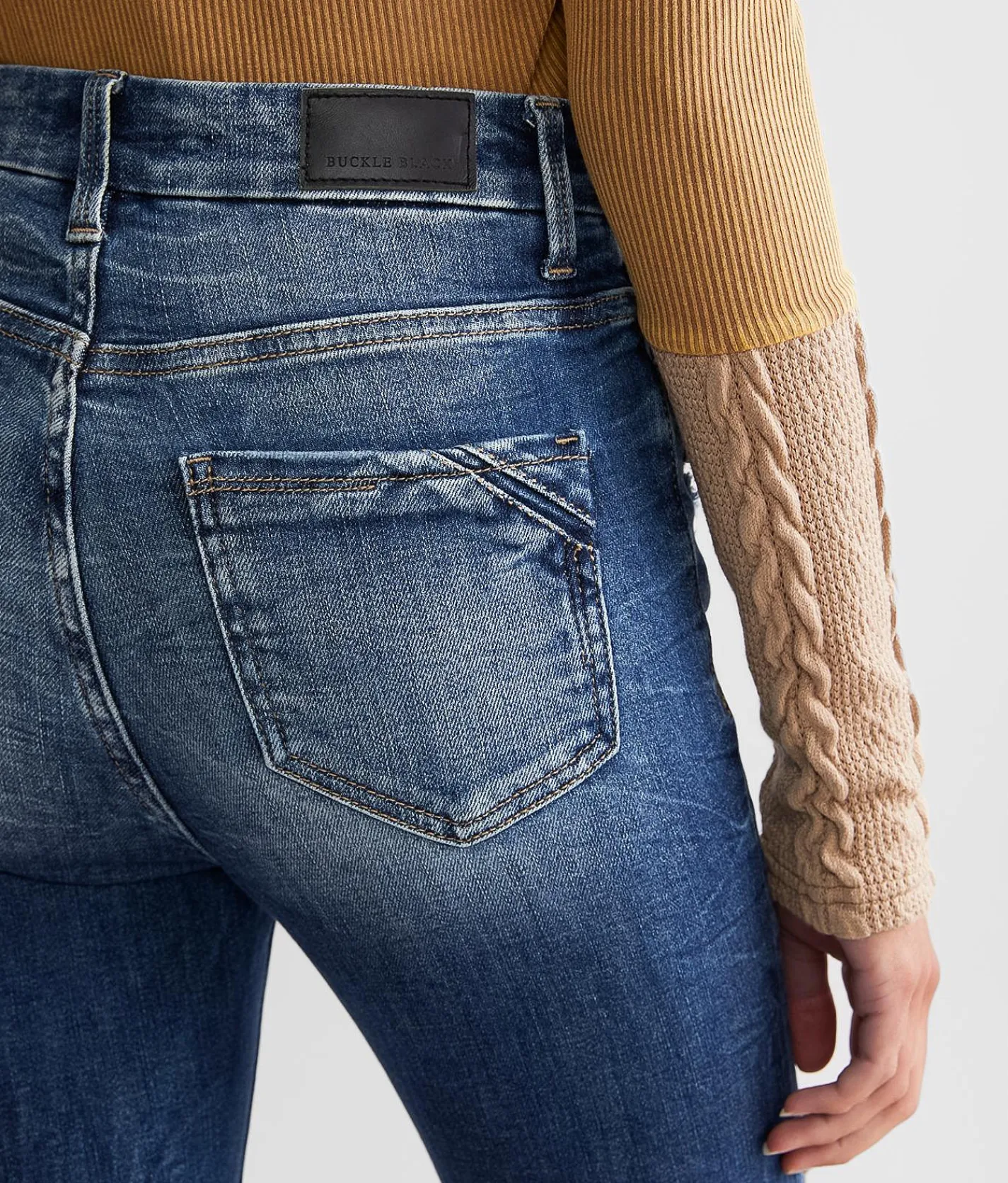 Jeans|Bottoms | Buckle Black Fit No. 75 Skinny Stretch Jean Acadia