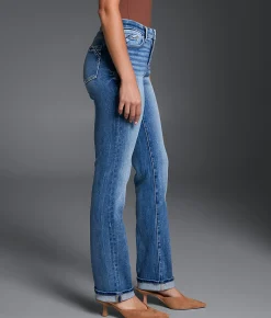 Buckle Black Fit No. 85 Straight Stretch Cuffed Jean Elton 3 Discount