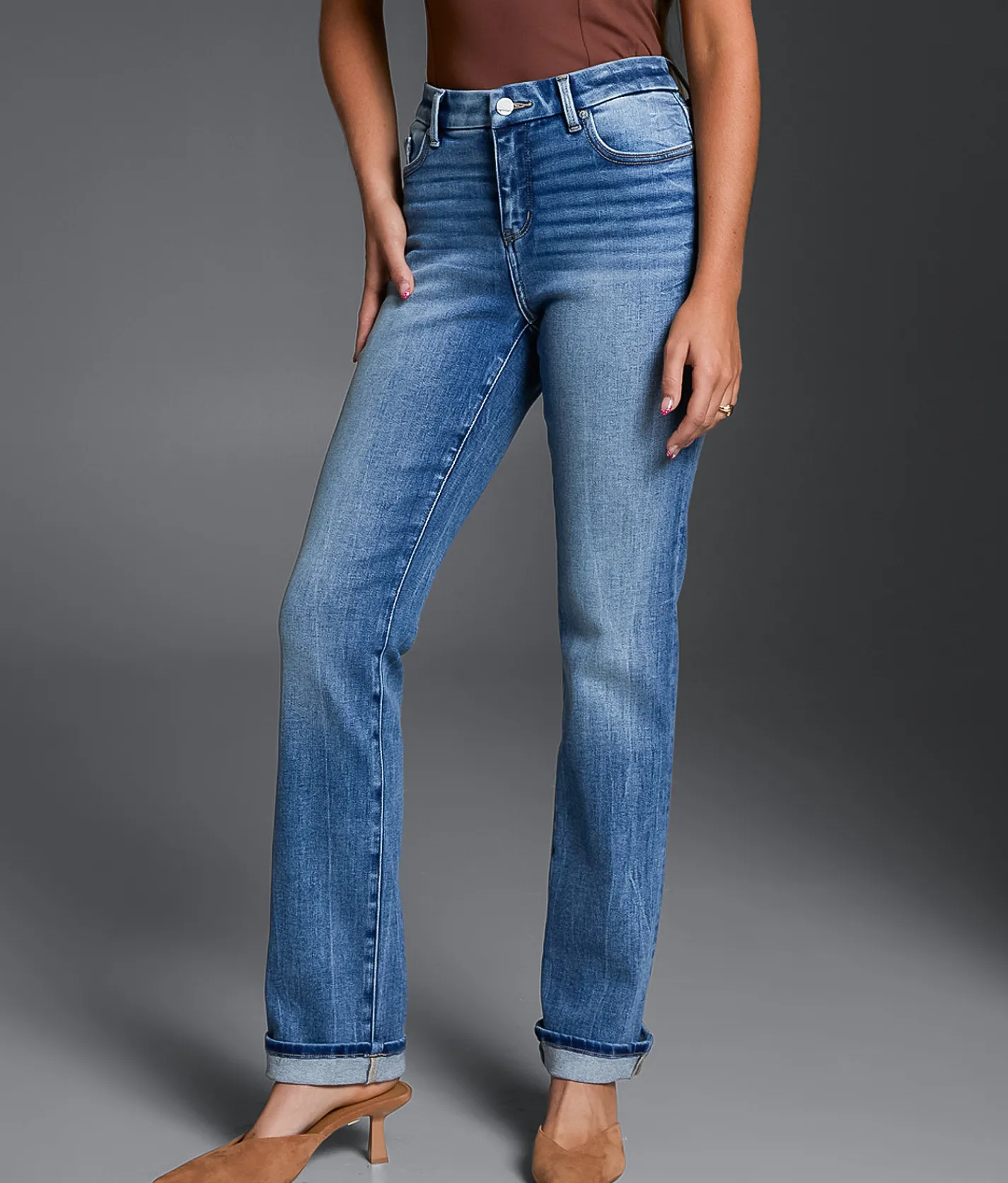 Jeans|Bottoms | Buckle Black Fit No. 85 Straight Stretch Cuffed Jean Elton 3