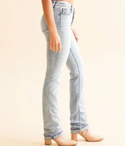 Buckle Black Fit No. 53 Straight Stretch Cuffed Jean Del Norte 4 Best