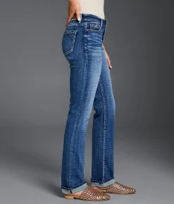 Buckle Black Fit No. 85 Straight Stretch Cuffed Jean Kiessel Discount