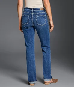 Buckle Black Fit No. 85 Straight Stretch Cuffed Jean Kiessel Discount