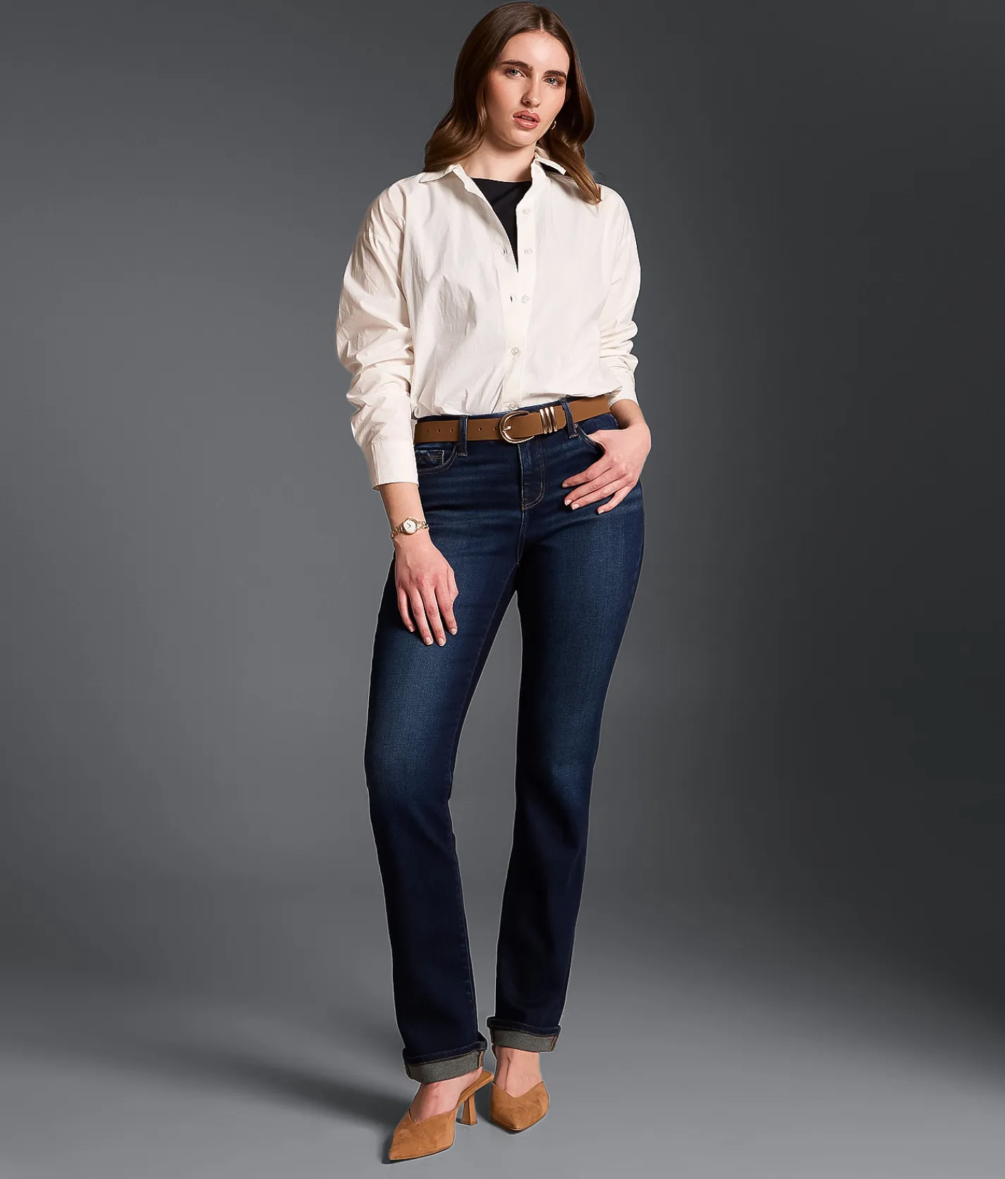 Buckle Black Fit No. 85 Straight Stretch Cuffed Jean Elkington 6 Outlet
