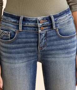 Buckle Black Fit No. 53 Straight Stretch Cuffed Jean Galindo New