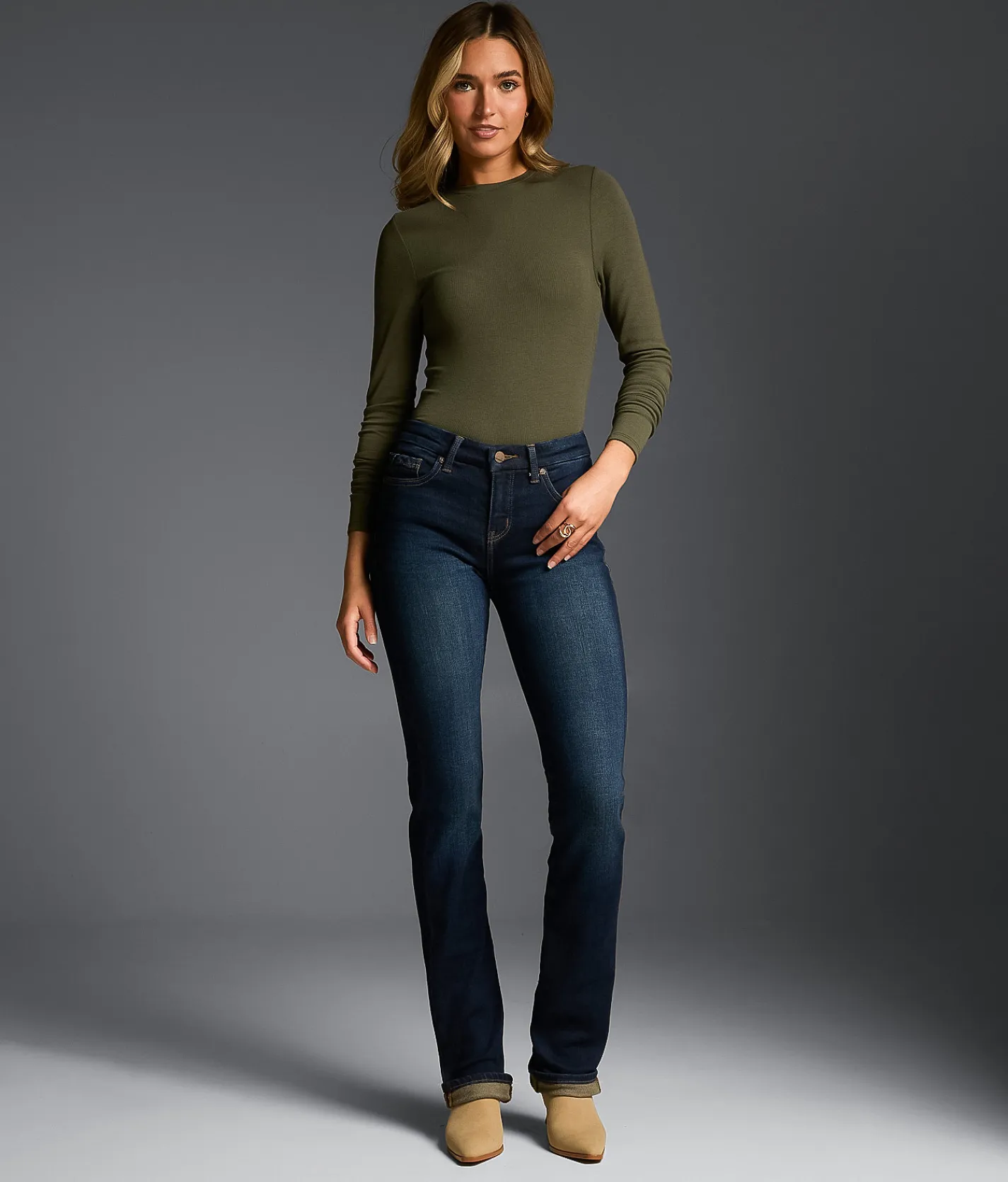 Jeans|Bottoms | Buckle Black Fit No. 23 Straight Stretch Cuffed Jean Elkington 5