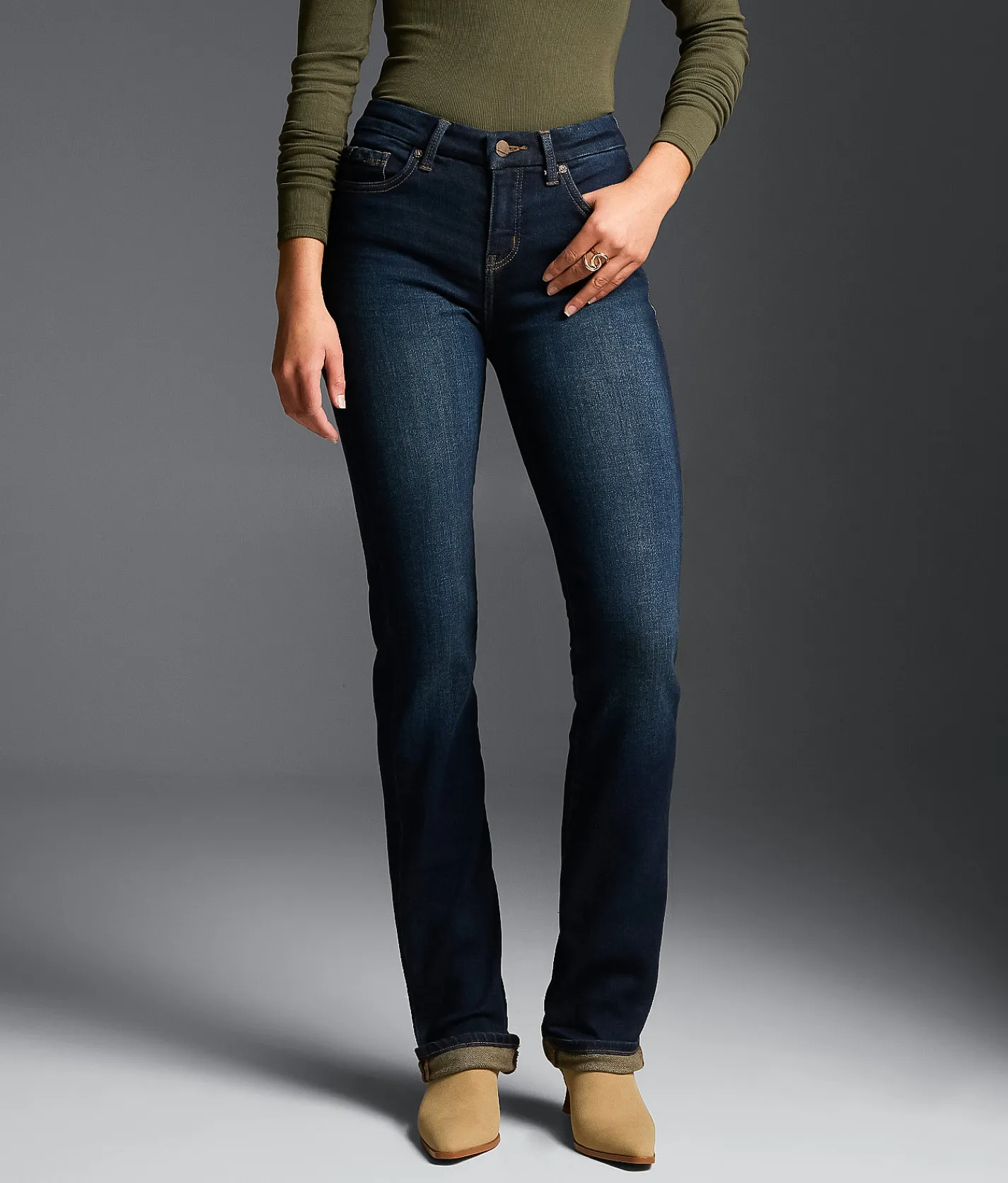 Jeans|Bottoms | Buckle Black Fit No. 23 Straight Stretch Cuffed Jean Elkington 5