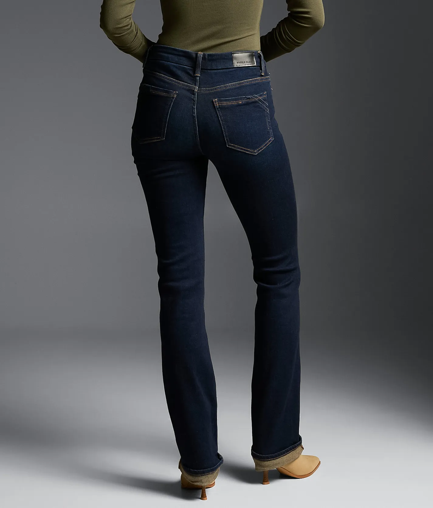 Jeans|Bottoms | Buckle Black Fit No. 23 Straight Stretch Cuffed Jean Elkington 5