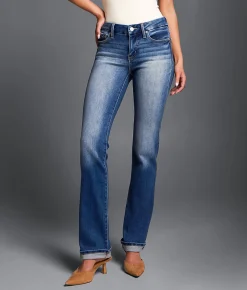 Buckle Black Fit No. 53 Straight Stretch Cuffed Jean Grouby Online