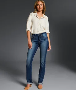 Buckle Black Fit No. 23 Straight Stretch Cuffed Jean Alexa 3 Online