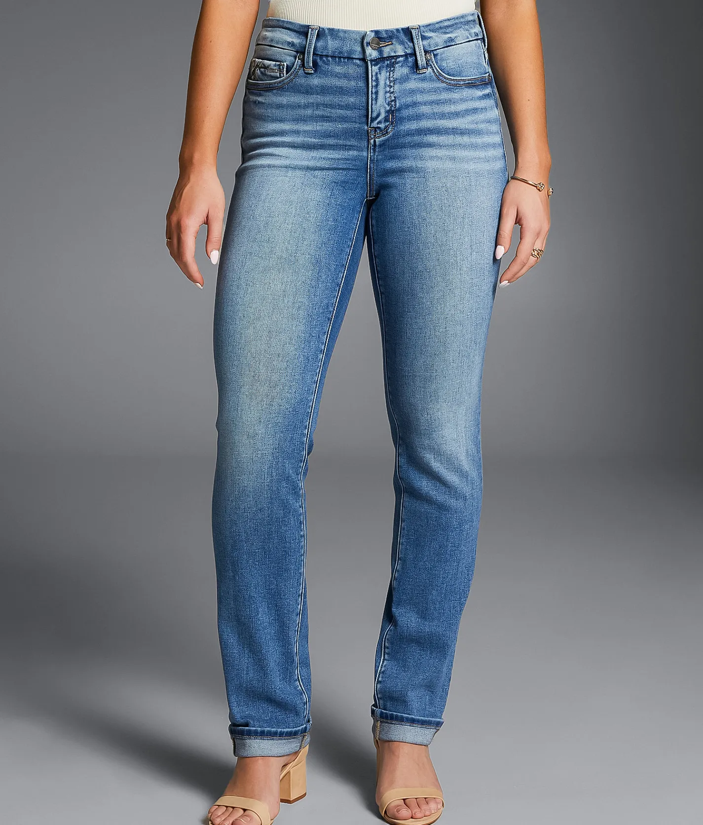 Buckle Black Fit No. 85 Straight Stretch Cuffed Jean Dellano Outlet