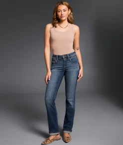 Buckle Black Fit No. 53 Straight Stretch Cuffed Jean Barraw New