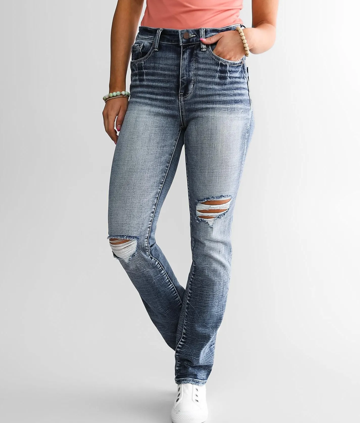 Jeans|Bottoms | Buckle Black Fit No. 75 Straight Stretch Jean Bissbee