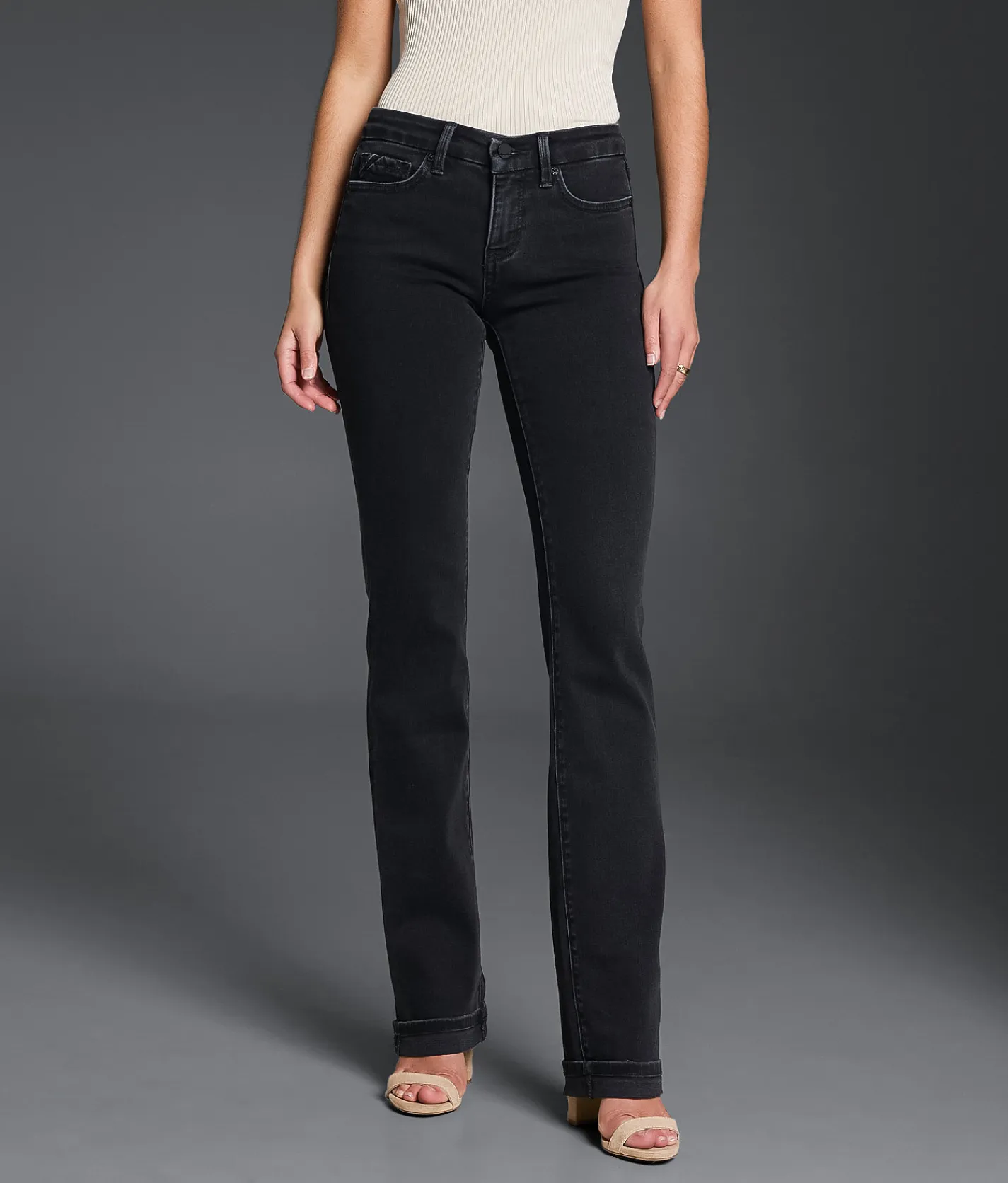 Buckle Black Fit No. 53 Straight Stretch Jean Black Discount