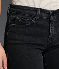 Buckle Black Fit No. 53 Straight Stretch Jean Black Discount