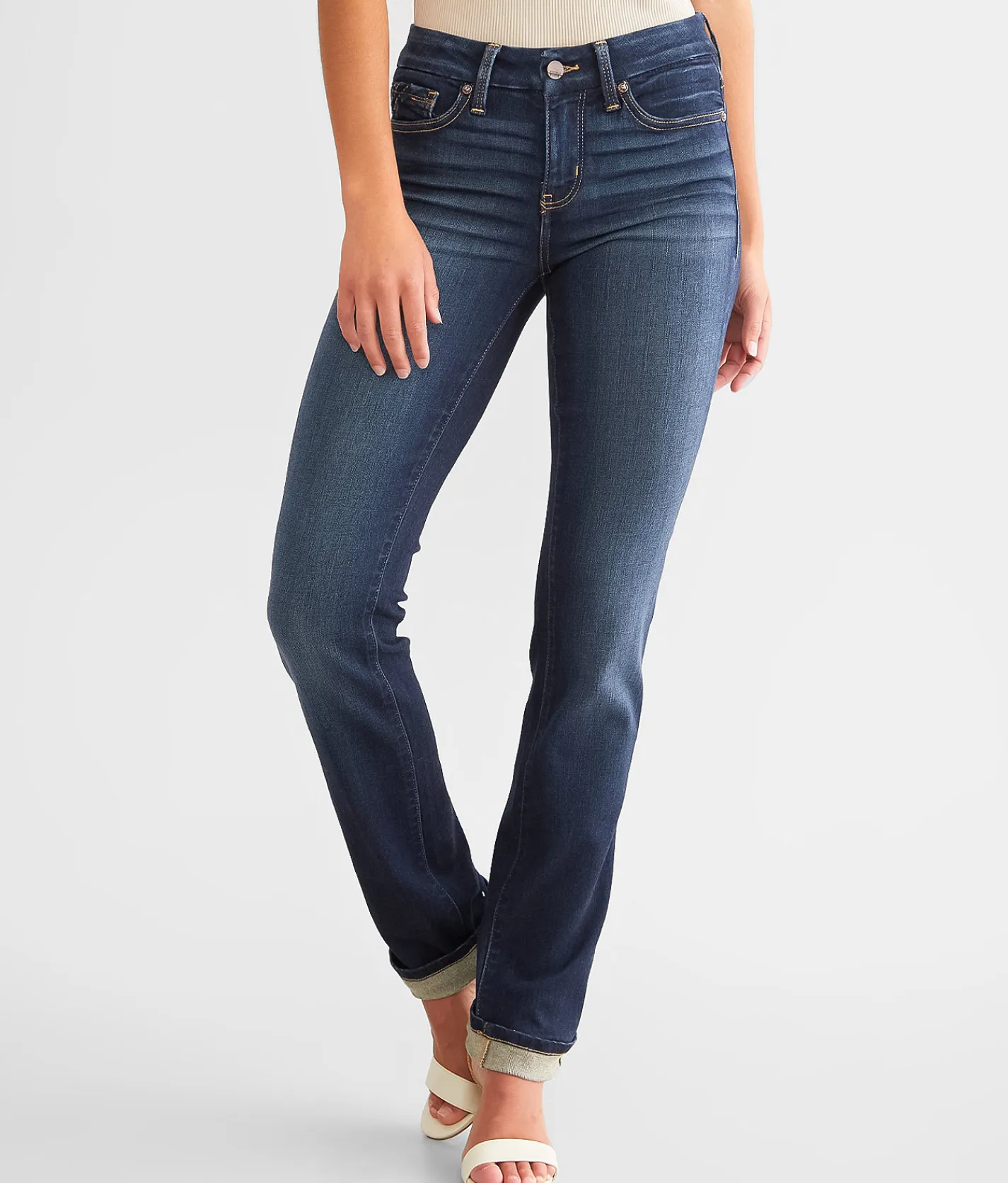 Jeans|Bottoms | Buckle Black Fit No. 53 Straight Stretch Jean Marin