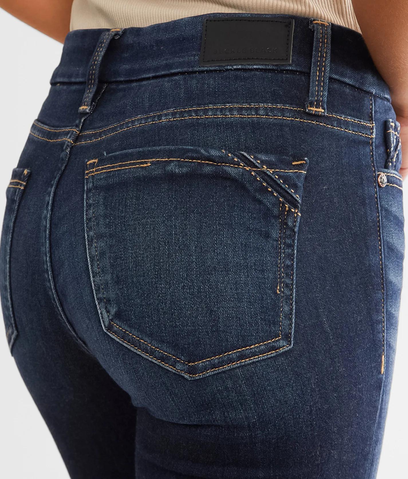 Jeans|Bottoms | Buckle Black Fit No. 53 Straight Stretch Jean Marin
