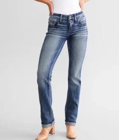 Buckle Black Fit No. 53 Straight Stretch Jean Mclennan New