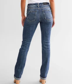 Buckle Black Fit No. 53 Straight Stretch Jean Mclennan New