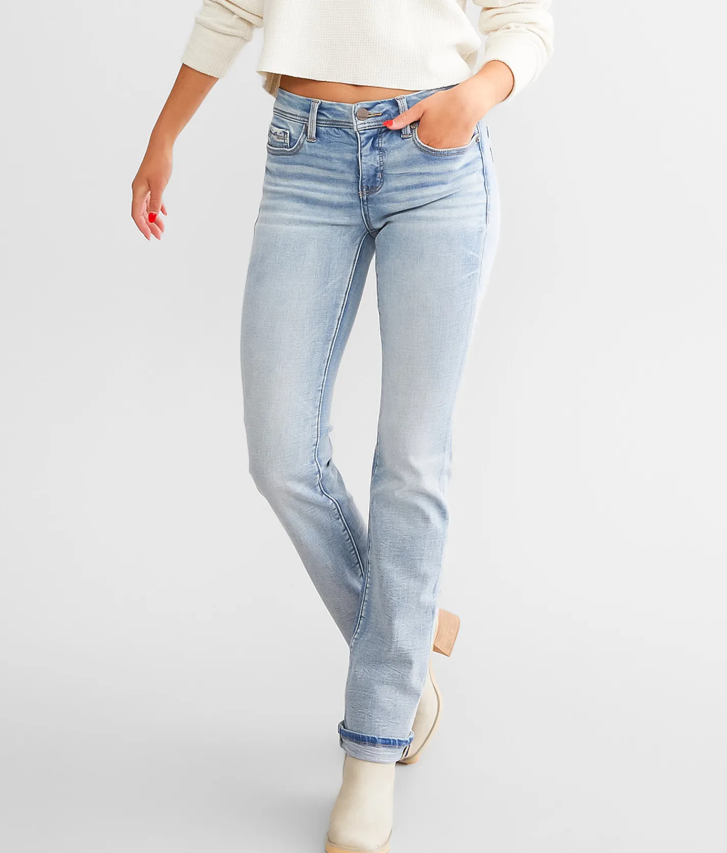 Buckle Black Fit No. 53 Straight Stretch Jean Winter Park 2 Sale