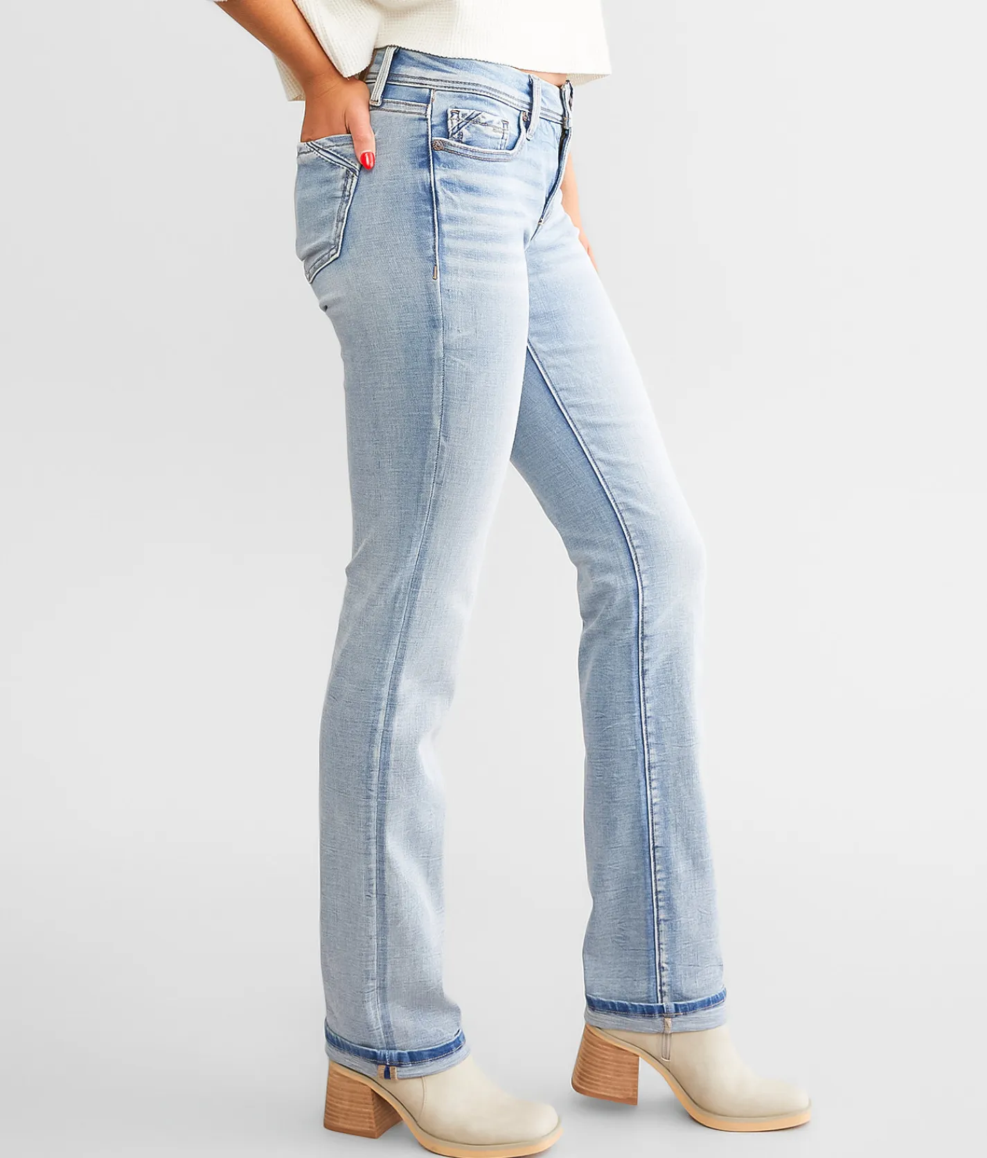Buckle Black Fit No. 53 Straight Stretch Jean Winter Park 2 Sale