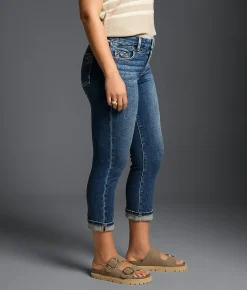 Jeans|Bottoms | Buckle Black Fit No. 85 Stretch Cuffed Capri Jean Camino 2