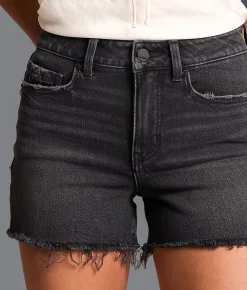 Bottoms|Shorts | Buckle Black Fit No. Stretch Short Washed Black