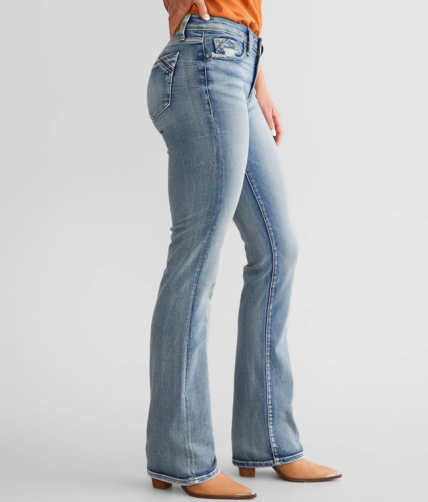 Buckle Black Fit No. 53 Tailored Boot Stretch Jean Nantucket 7 Sale