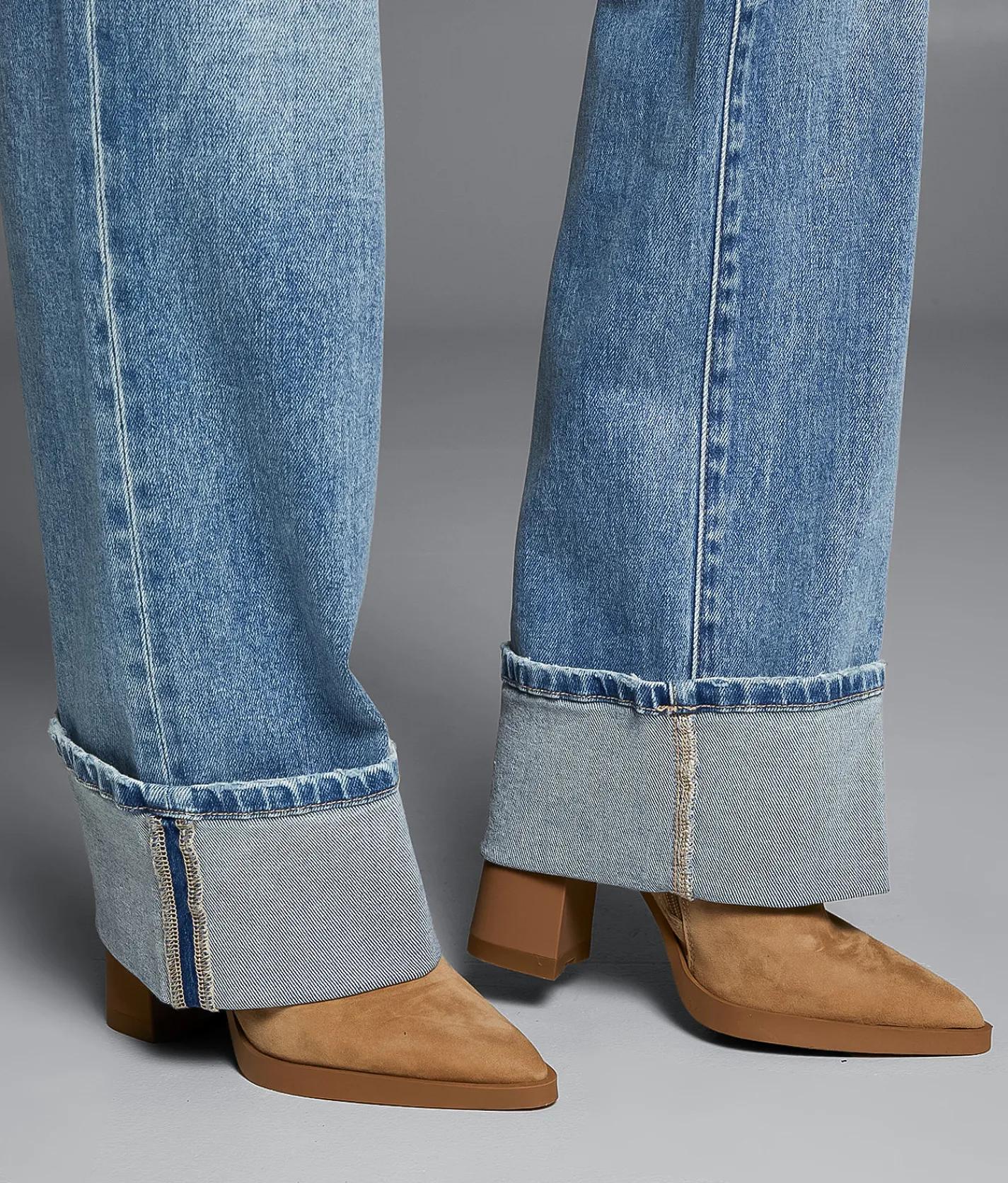 Jeans|Bottoms | Buckle Black Fit No. 53 Wide Leg Stretch Cuffed Jean Alfonso