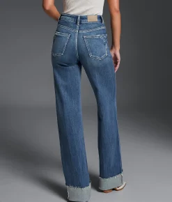 Buckle Black Fit No. 35 Wide Leg Stretch Cuffed Jean Lystra Best