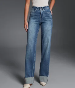 Buckle Black Fit No. 35 Wide Leg Stretch Cuffed Jean Lystra Best