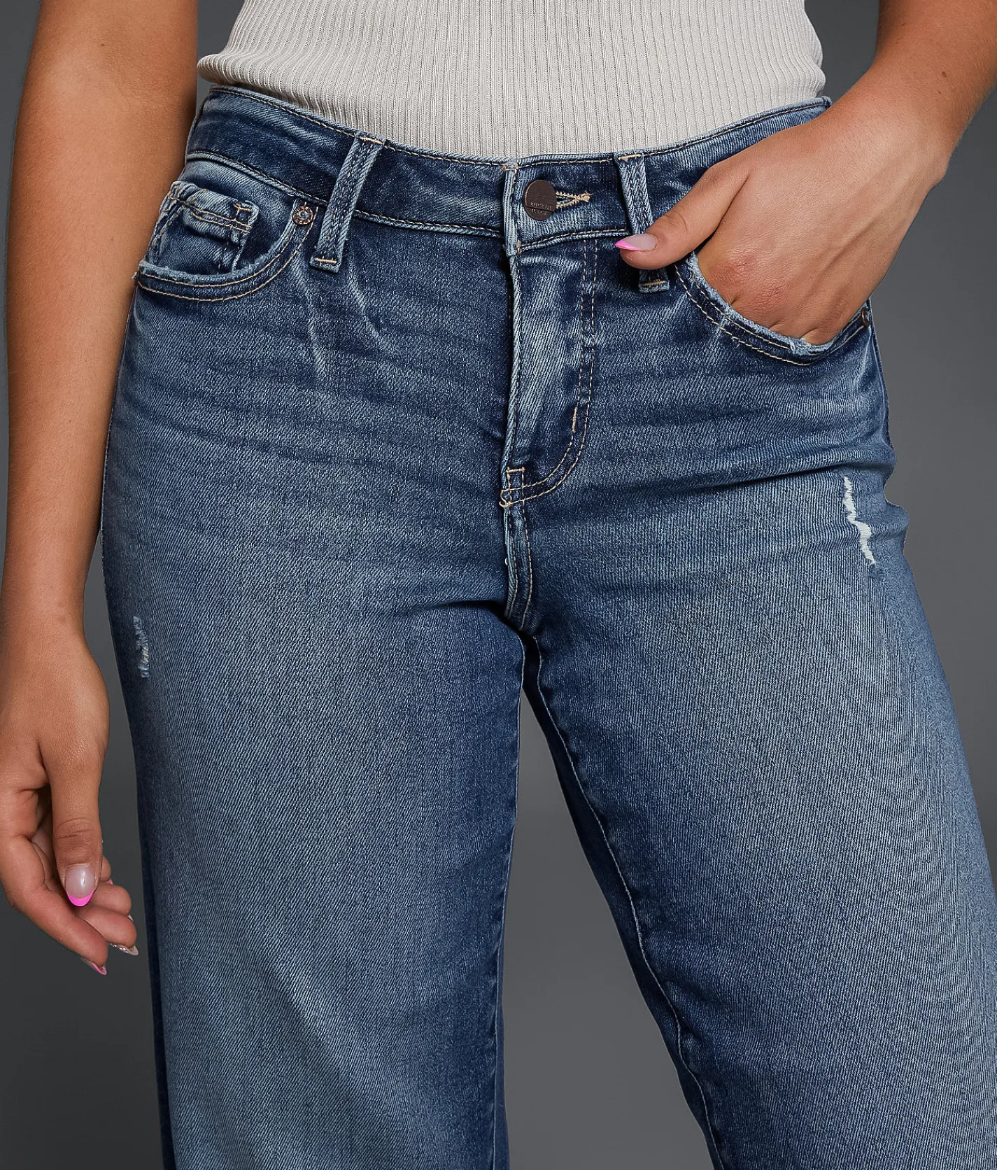 Jeans|Bottoms | Buckle Black Fit No. 53 Wide Leg Stretch Jean Halsted