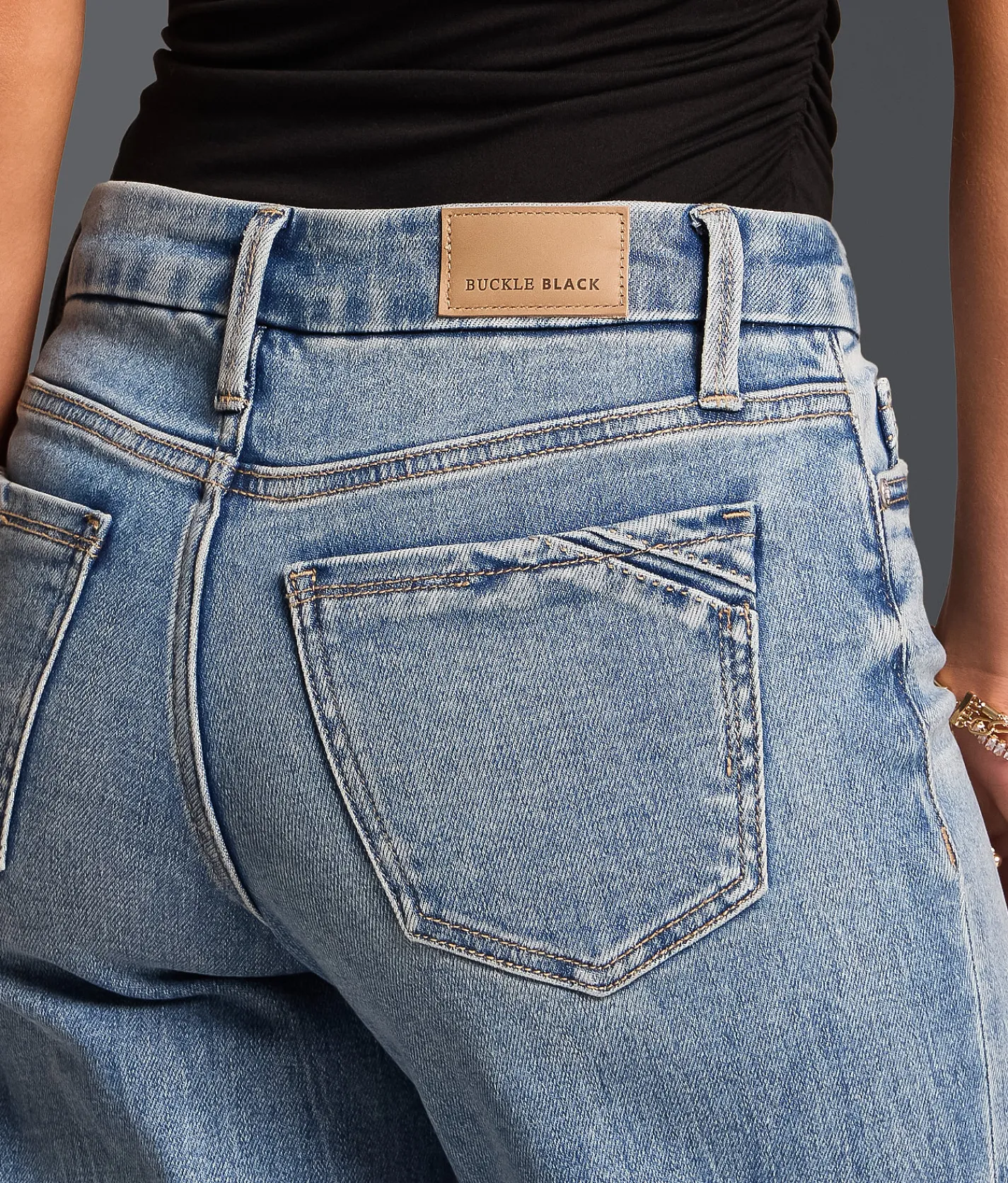 Jeans | Buckle Black Fit No. 53 Wide Leg Stretch Jean Kaplin 5