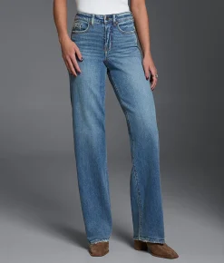 Jeans | Buckle Black Fit No. Wide Leg Stretch Jean Hibiscus