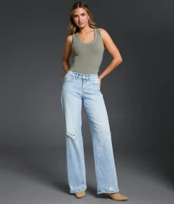 Buckle Black Fit No. 53 Wide Leg Stretch Jean Kelsea