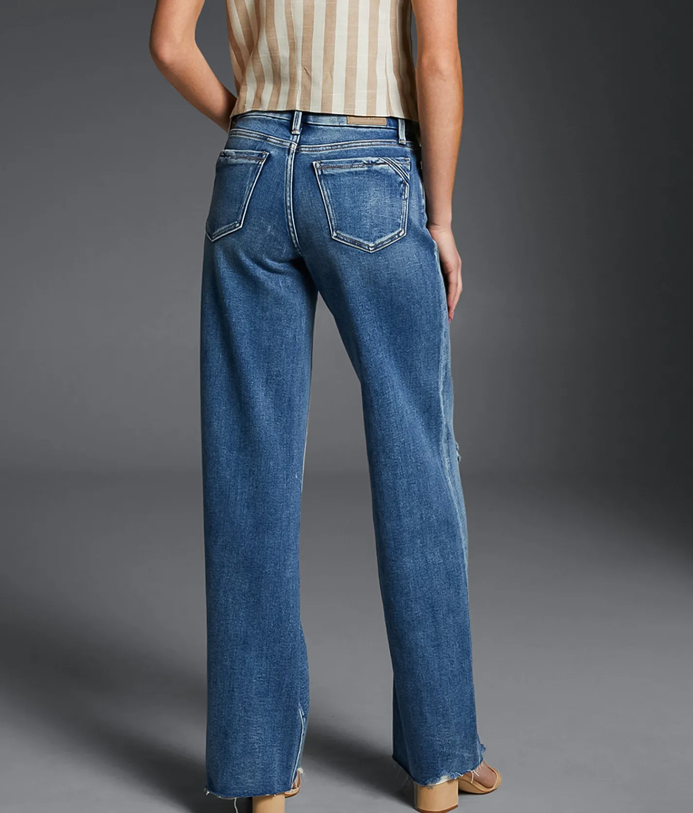Jeans | Buckle Black Fit No. 53 Wide Leg Stretch Jean Hagood