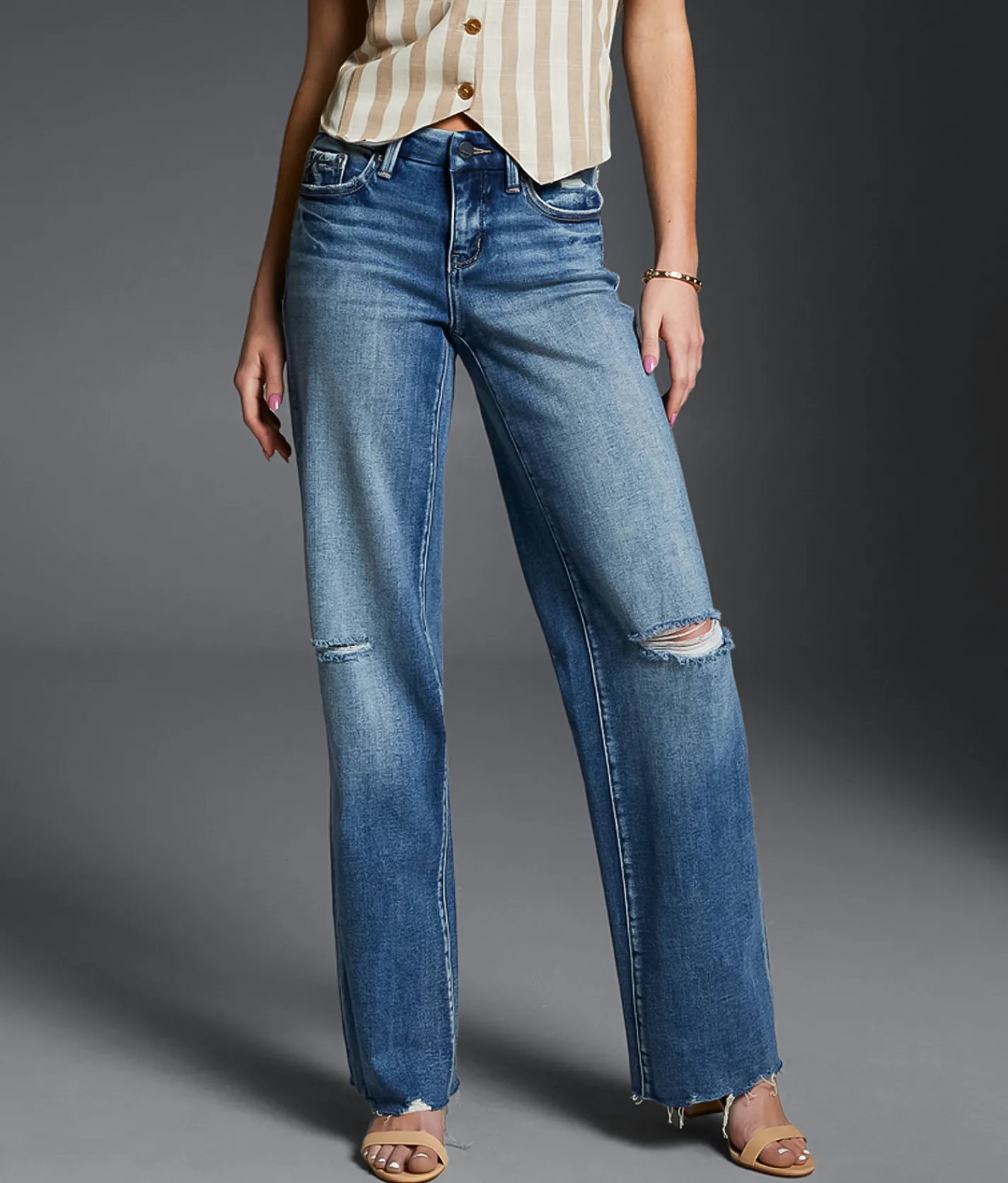Jeans | Buckle Black Fit No. 53 Wide Leg Stretch Jean Hagood