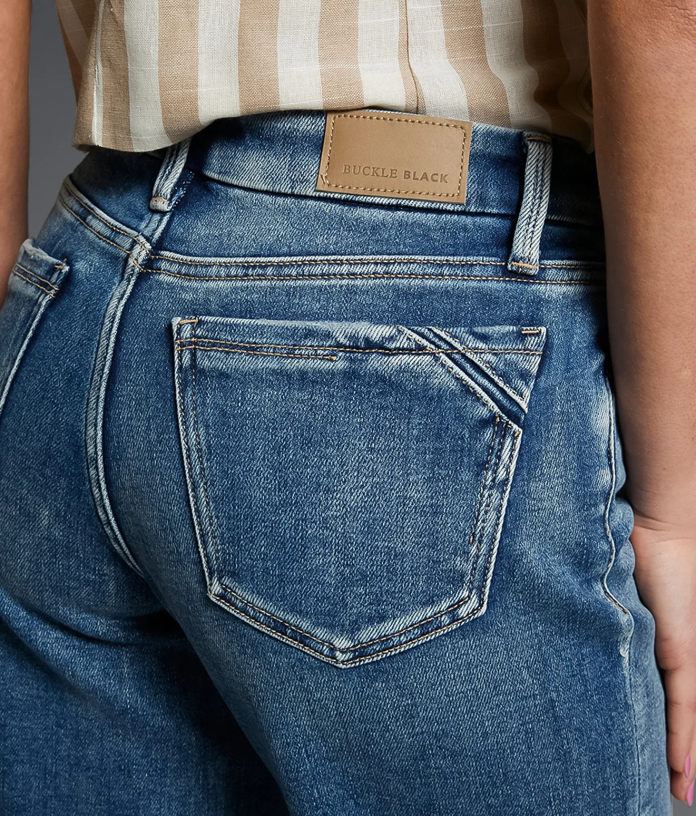 Jeans | Buckle Black Fit No. 53 Wide Leg Stretch Jean Hagood