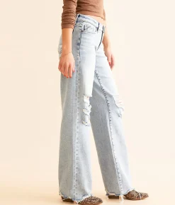 Buckle Black Fit No. 53 Wide Leg Stretch Jean Del Norte 5 Online