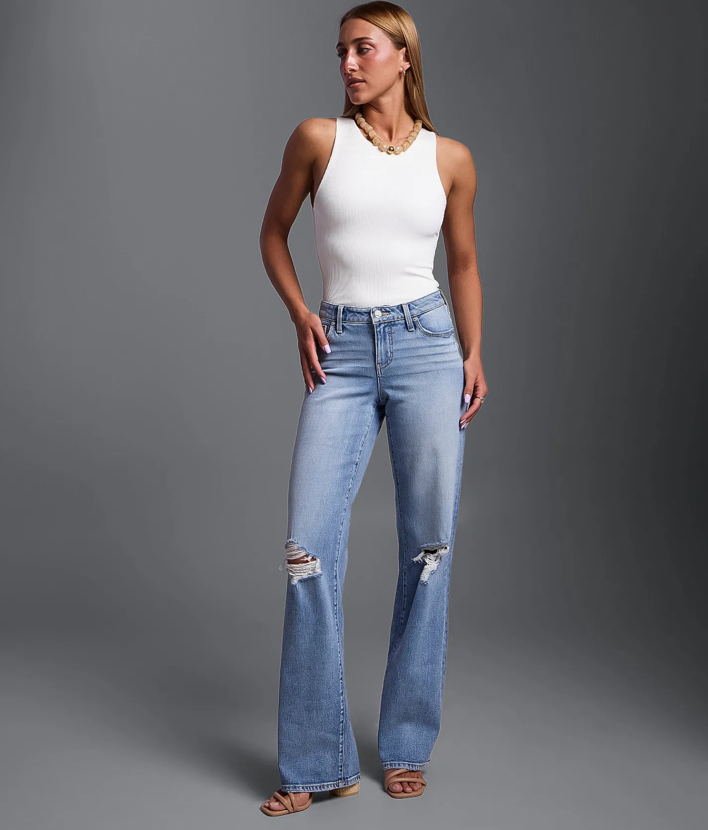 Buckle Black Fit No. 53 Wide Leg Stretch Jean Errol Hot